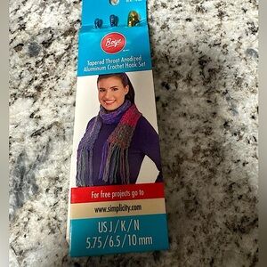 Boye Aluminum Crochet Hook Set of 3